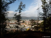 Vue en direction de l'ouest depuis le bas du Bois du Corroy dominant le Champ de Mars